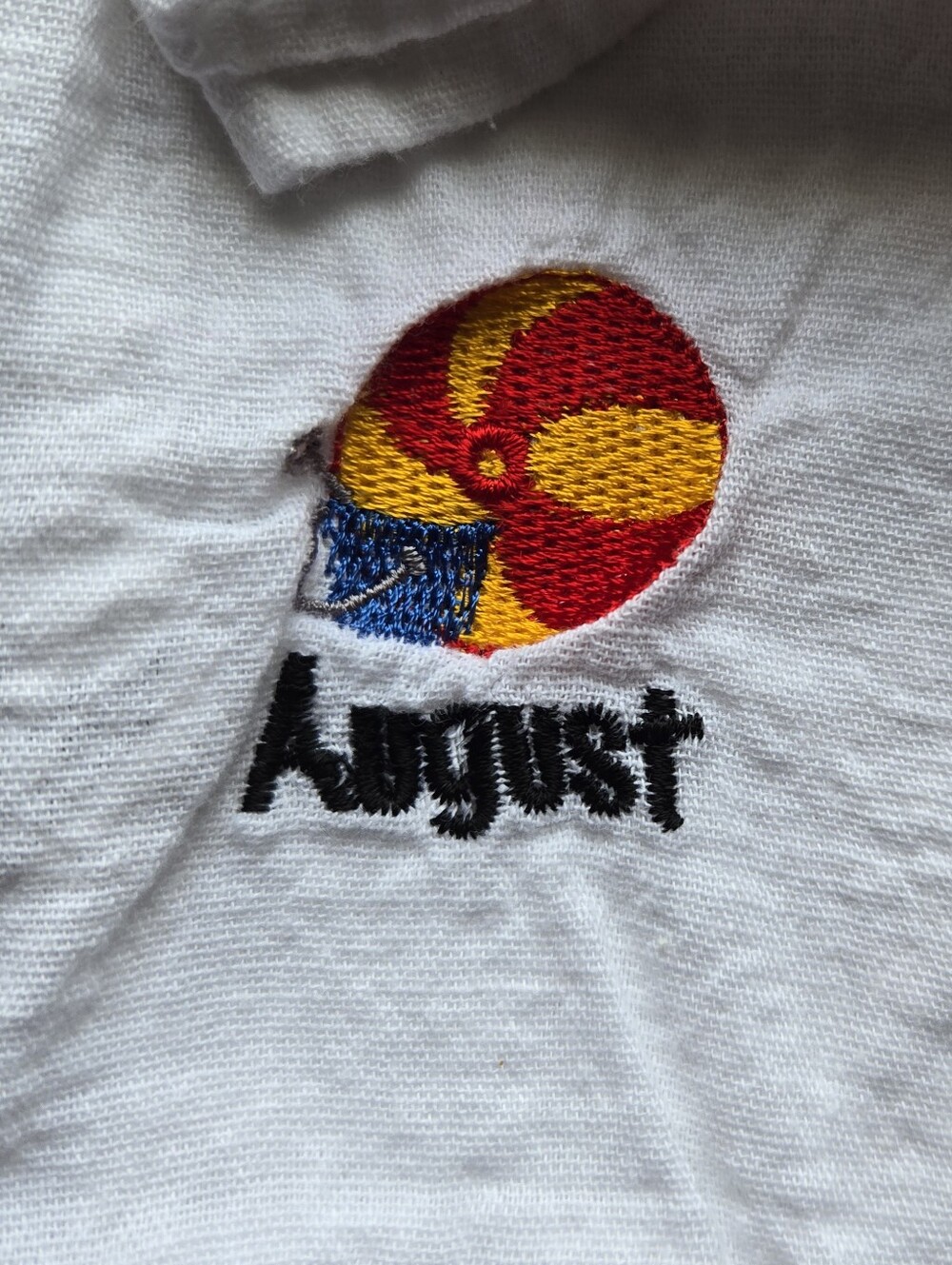 White Embroidered Months Hand Towels - Picture 9 of 16